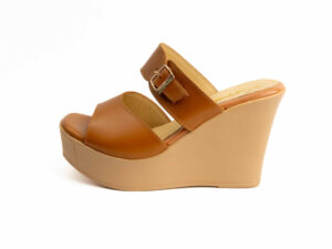 ZUECO LADY CUERO NATURAL CX9